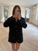 Remade oversized blazer black #13:13