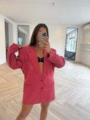 Remade oversized blazer coral red #33:33