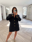 Remade oversized blazer anthracite #96:96