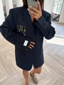 Remade oversized blazer navy #54:54