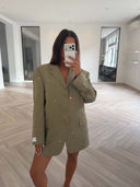 Remade oversized blazer light green #75:75