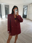 Remade oversized blazer bordeaux #22:22