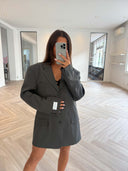 Remade oversized blazer grey #12:12