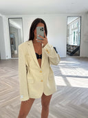 Remade oversized blazer cream #80:80