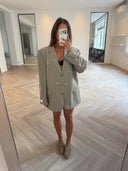 Remade oversized blazer light sage #23:23