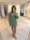 Remade oversized blazer green #14:14