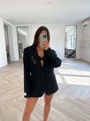 Remade oversized blazer black #33:33