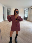 Remade oversized blazer mauve #45:45