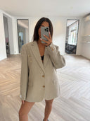 Remade oversized blazer beige #98:98