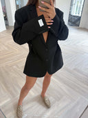 Remade oversized blazer black #02:02