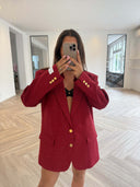 Remade oversized blazer red #30:30