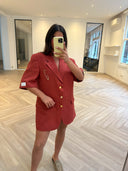 Remade oversized blazer terracotta #66:66