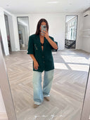 Remade oversized blazer green #76:76
