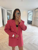 Remade oversized blazer coral red #33:33