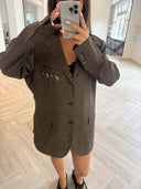 Remade oversized blazer brown #15:15