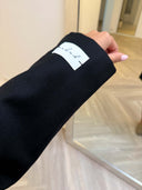 Remade oversized blazer black wool #09:09