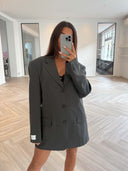 Remade oversized blazer grey #12:12