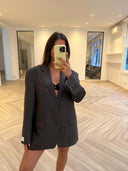 Remade oversized blazer brown #10:10