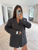 Remade oversized blazer dark grey #71:71