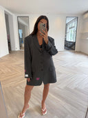 Remade oversized blazer dark grey #39:39