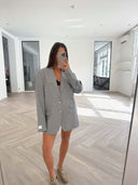 Remade oversized blazer light grey #25:25
