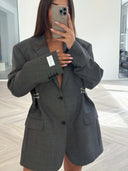 Remade oversized blazer grey #35:35