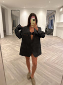 Remade oversized blazer anthracite #12:12