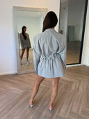 Remade oversized blazer light grey #90:90