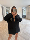 Remade oversized blazer black #10:10