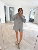 Remade oversized blazer light grey #25:25