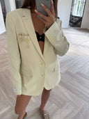 Remade oversized blazer cream #13:13