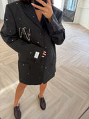 Remade oversized blazer anthracite #65:65