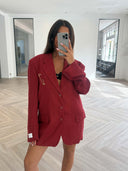 Remade oversized blazer red #45:45