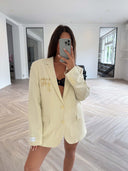Remade oversized blazer cream #13:13