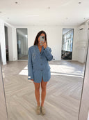 Remade oversized blazer blue #14:14