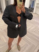 Remade oversized blazer anthracite #12:12