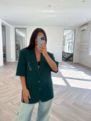 Remade oversized blazer green #76:76