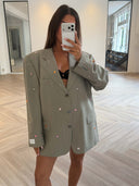 Remade oversized blazer light sage #23:23