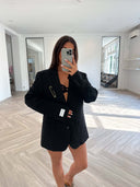 Remade oversized blazer black #33:33