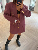 Remade oversized blazer mauve #45:45