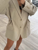 Remade oversized blazer beige #55:55