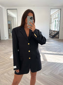 Remade oversized blazer anthracite #96:96
