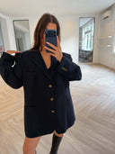 Remade oversized blazer navy #43:43