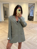 Remade oversized blazer light grey/taupe #88:88