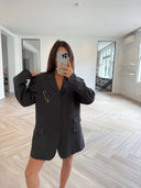 Remade oversized blazer dark grey #71:71