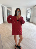 Remade oversized blazer red #45:45