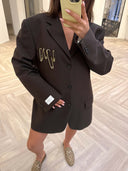 Remade oversized blazer brown #25:25