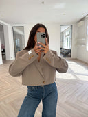 Remade oversized blazer taupe #15:15