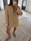Remade oversized blazer beige #05:05