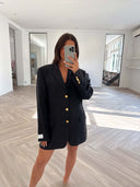 Remade oversized blazer anthracite #96:96